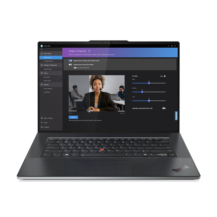 Lenovo ThinkPad Z16 AMD Ryzen™ 7 PRO 7840HS Laptop 40.6 cm (16") Touchscreen WQUXGA 32 GB LPDDR5x-SDRAM 1 TB SSD AMD Radeon RX 6550M Wi-Fi 6E (802.11ax) Windows 11 Pro Grey