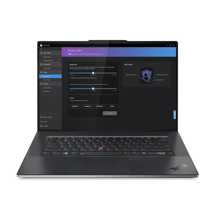 Lenovo ThinkPad Z16 AMD Ryzen™ 7 PRO 7840HS Laptop 40.6 cm (16") Touchscreen WQUXGA 32 GB LPDDR5x-SDRAM 1 TB SSD AMD Radeon RX 6550M Wi-Fi 6E (802.11ax) Windows 11 Pro Grey