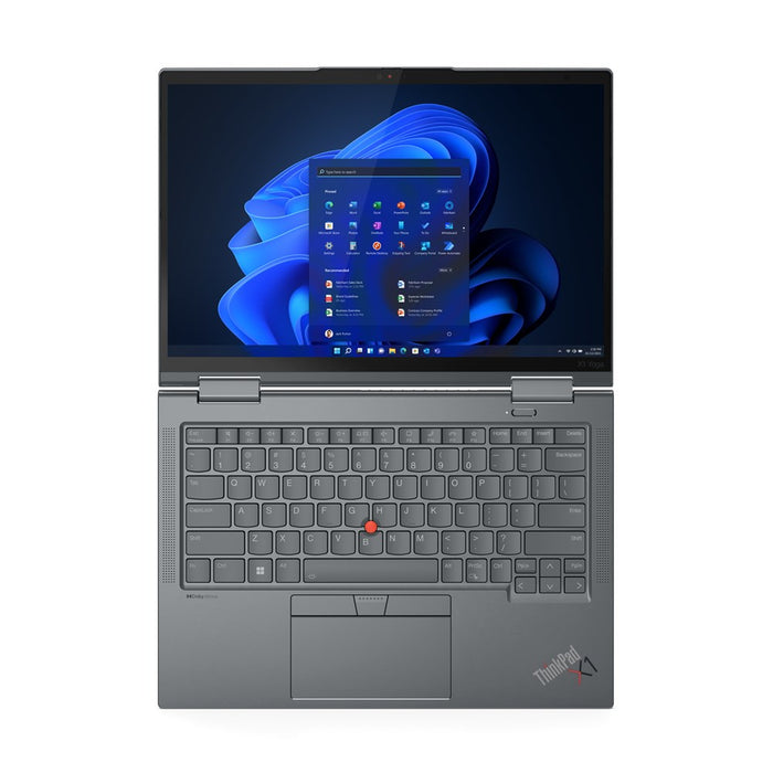 Lenovo ThinkPad X1 Yoga Intel® Core™ i7 i7-1365U Hybrid (2-в-1) 35,6 см (14") Сензорен екран WUXGA 32 GB LPDDR5-SDRAM 512 GB SSD Wi-Fi 6E (802.11ax) 4G LTE Windows 11 Pro Сив