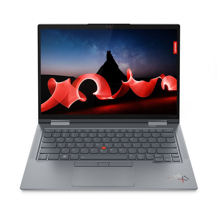 Lenovo ThinkPad X1 Yoga Intel® Core™ i7 i7-1365U Hybrid (2-в-1) 35,6 см (14") Сензорен екран WUXGA 32 GB LPDDR5-SDRAM 512 GB SSD Wi-Fi 6E (802.11ax) 4G LTE Windows 11 Pro Сив