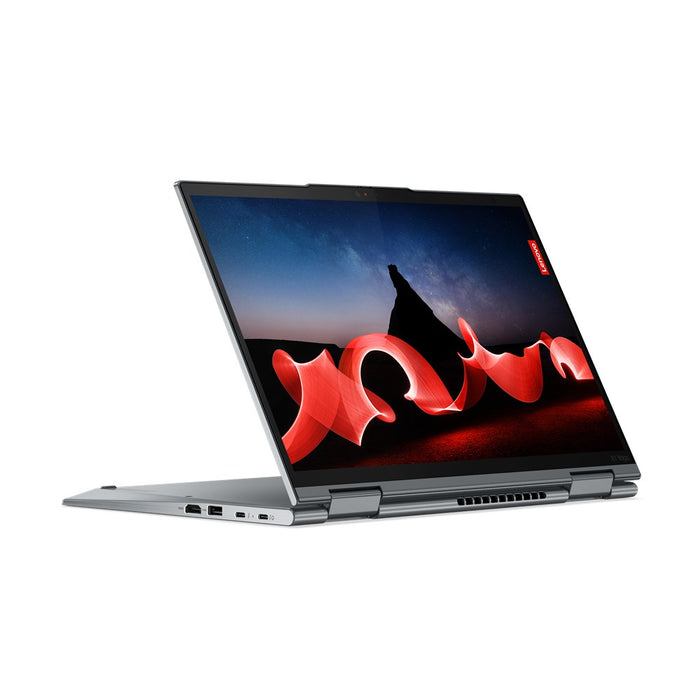 Lenovo ThinkPad X1 Yoga Intel® Core™ i7 i7-1365U Hybrid (2-в-1) 35,6 см (14") Сензорен екран WUXGA 32 GB LPDDR5-SDRAM 512 GB SSD Wi-Fi 6E (802.11ax) 4G LTE Windows 11 Pro Сив