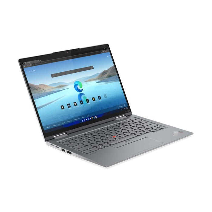 Lenovo ThinkPad X1 Yoga Intel® Core™ i7 i7-1365U Hybrid (2-в-1) 35,6 см (14") Сензорен екран WUXGA 32 GB LPDDR5-SDRAM 512 GB SSD Wi-Fi 6E (802.11ax) 4G LTE Windows 11 Pro Сив