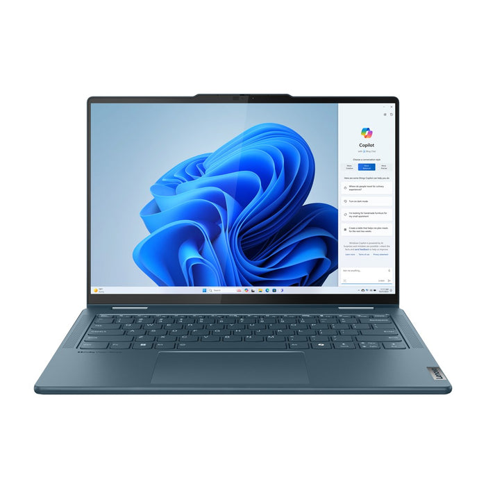Lenovo Yoga 7 2-in-1 14IML9 Intel Core Ultra 5 125H Hybrid (2-in-1) 35,6 cm (14") Сензорен екран WUXGA 16 GB LPDDR5x-SDRAM 512 GB SSD Wi-Fi 6E (802.11ax) Windows 11 Home Teal