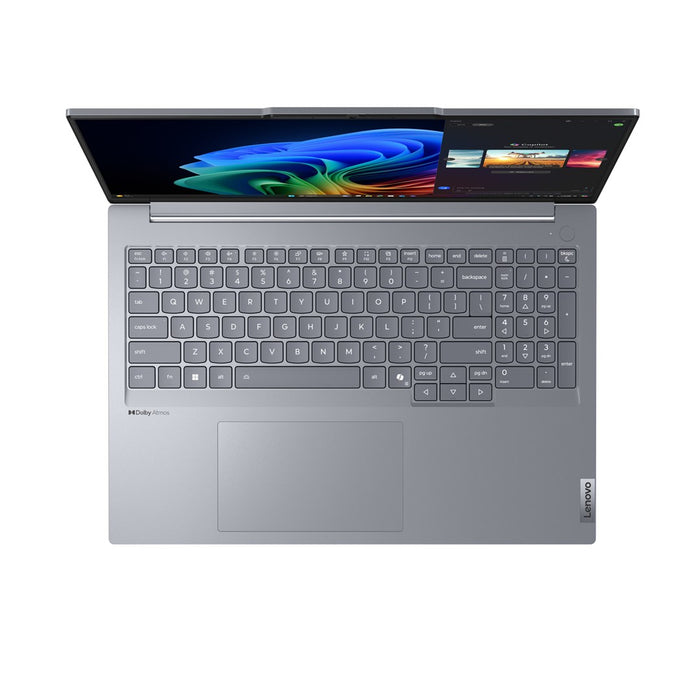 Lenovo ThinkBook 16 G7 QOY Qualcomm Snapdragon X1P-42-100 Лаптоп 40,6 см (16") WUXGA 32 GB LPDDR5x-SDRAM 1 TB SSD Wi-Fi 7 (802.11be) Windows 11 Pro Сив