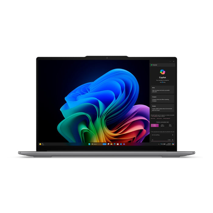 Lenovo Yoga Slim 7i Gen 9 Aura Edition Intel Core Ultra 7 256V Лаптоп 38,9 см (15,3") Сензорен екран 2,8K 16 GB LPDDR5x-SDRAM 512 GB SSD Wi-Fi 7 (802.11be) Windows 11 Home Grey