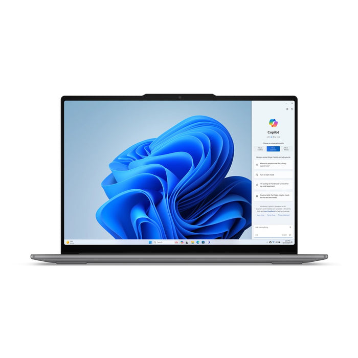 Lenovo Yoga Slim 7i Gen 9 Aura Edition Intel Core Ultra 7 256V Лаптоп 38,9 см (15,3") Сензорен екран 2,8K 16 GB LPDDR5x-SDRAM 512 GB SSD Wi-Fi 7 (802.11be) Windows 11 Home Grey