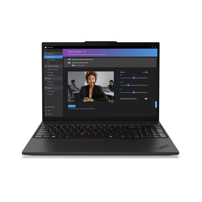 Lenovo ThinkPad T16 Gen 3 Intel Core Ultra 7 155U Лаптоп 40,6 cm (16") WUXGA 16 GB DDR5-SDRAM 512 GB SSD Wi-Fi 6E (802.11ax) Windows 11 Pro Черен