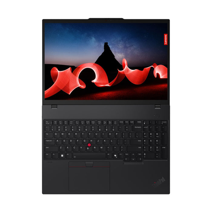 Lenovo ThinkPad T16 Gen 3 Intel Core Ultra 7 155U Лаптоп 40,6 cm (16") WUXGA 16 GB DDR5-SDRAM 512 GB SSD Wi-Fi 6E (802.11ax) Windows 11 Pro Черен