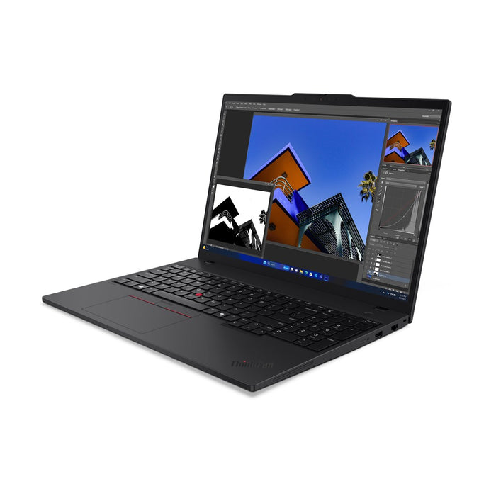 Lenovo ThinkPad T16 Gen 3 Intel Core Ultra 7 155U Лаптоп 40,6 cm (16") WUXGA 16 GB DDR5-SDRAM 512 GB SSD Wi-Fi 6E (802.11ax) Windows 11 Pro Черен