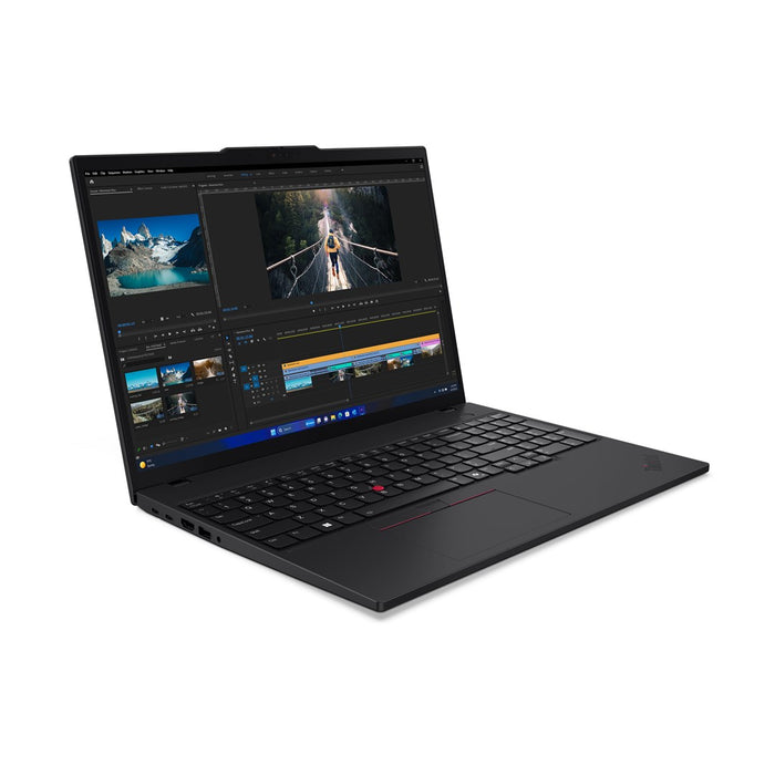 Lenovo ThinkPad T16 Gen 3 Intel Core Ultra 7 155U Лаптоп 40,6 cm (16") WUXGA 16 GB DDR5-SDRAM 512 GB SSD Wi-Fi 6E (802.11ax) Windows 11 Pro Черен