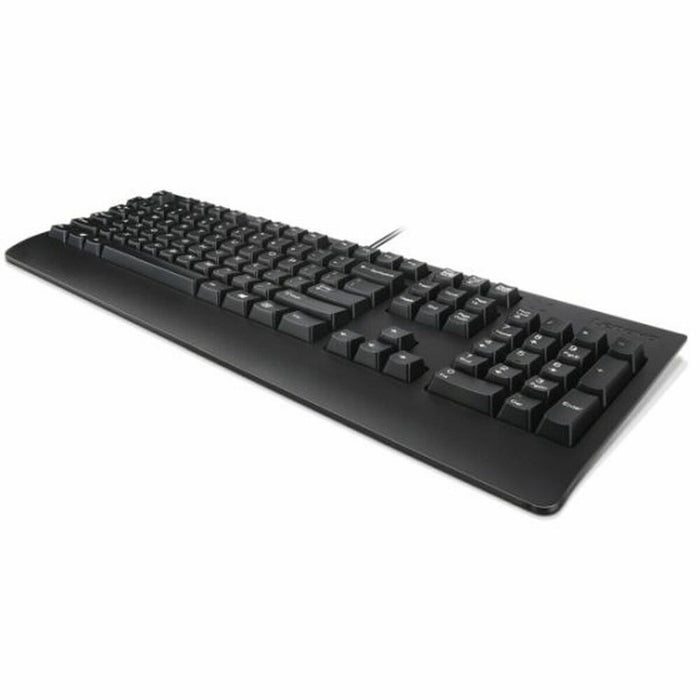 Клавиатура Lenovo 4X30M86918 Испанска Qwerty Черен