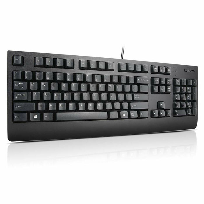Клавиатура Lenovo 4X30M86918 Испанска Qwerty Черен