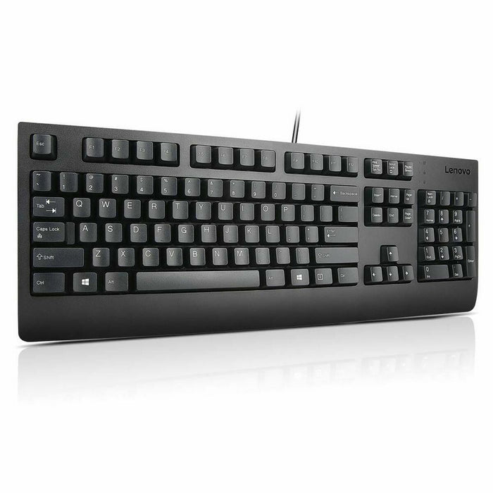 Клавиатура Lenovo 4X30M86918 Испанска Qwerty Черен