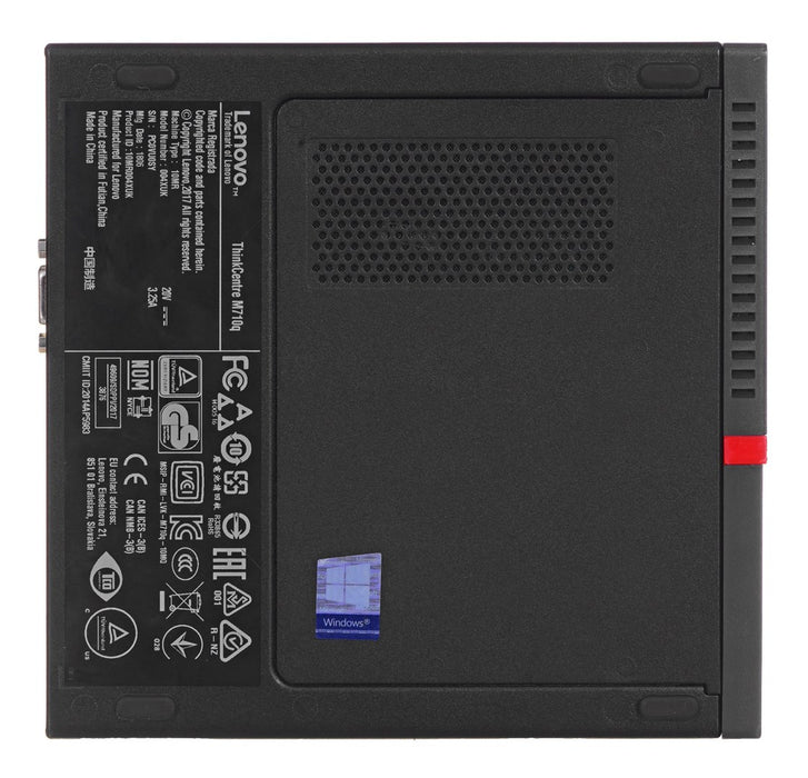 LENOVO ThinkCentre M710q Micro i3-6100T 8GB 256GB SSD mSFF Win10pro Използван