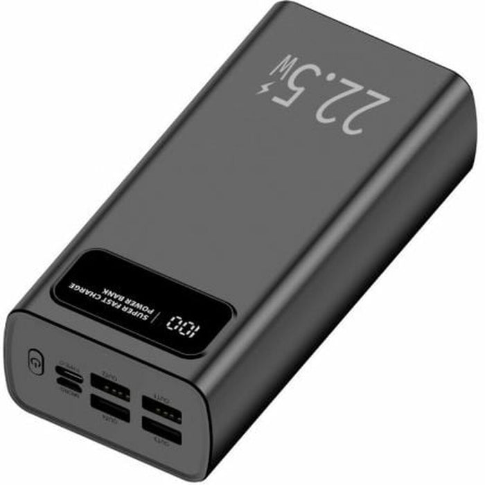Преносима батерия Powerbank LEOTEC LEPOW30W22K Черен 30000 mAh