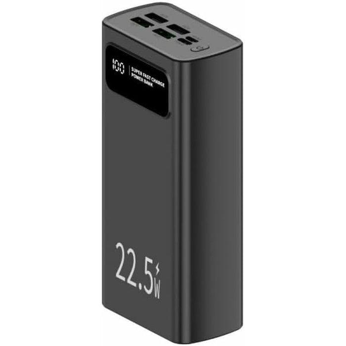 Преносима батерия Powerbank LEOTEC LEPOW30W22K Черен 30000 mAh
