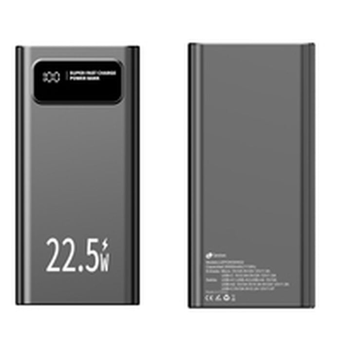 Преносима батерия Powerbank LEOTEC LEPOW30W22K Черен 30000 mAh