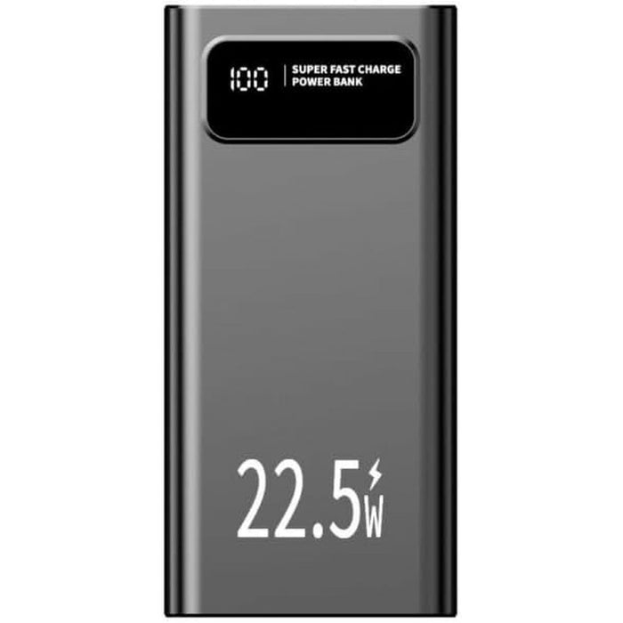 Преносима батерия Powerbank LEOTEC LEPOW30W22K Черен 30000 mAh