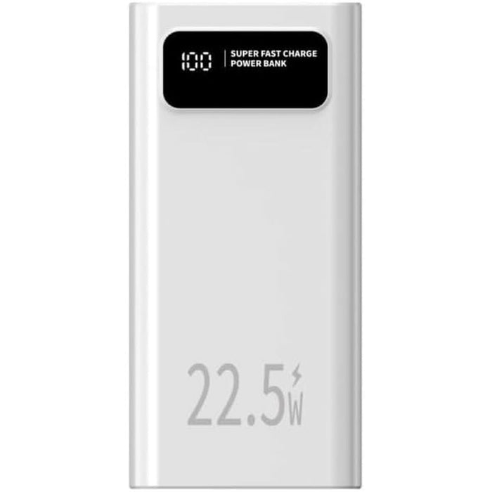 Преносима батерия Powerbank LEOTEC LEPOW30W22W Бял 30000 mAh