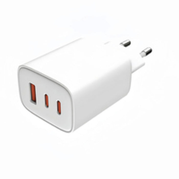 Зарядно за стена LEOTEC LECSPH65W3W2 65 W Бял