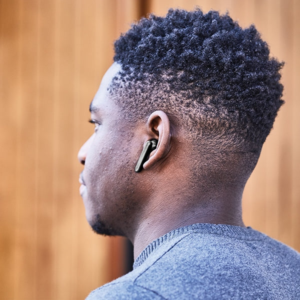 Безжични слушалки Lexon Speakerbuds със Bluetooth, черни