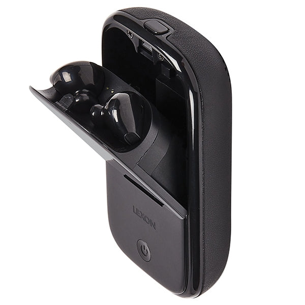 Безжични слушалки Lexon Speakerbuds със Bluetooth, черни