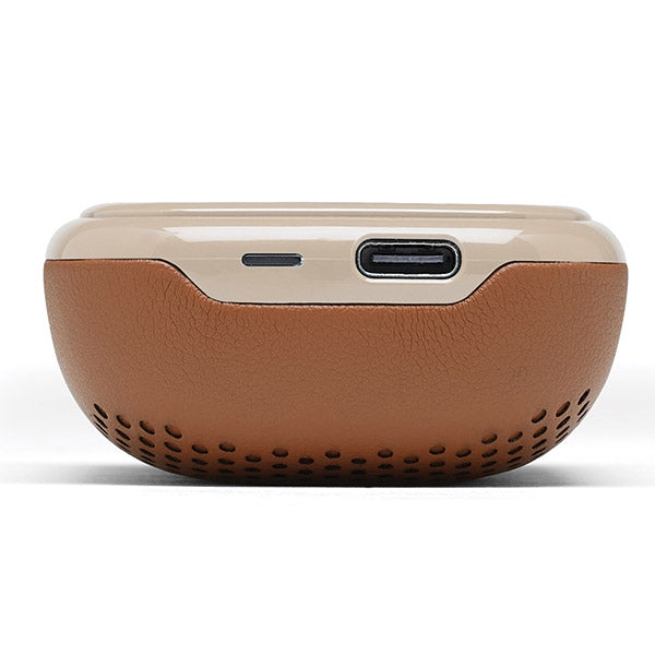 Безжични слушалки Lexon Speakerbuds със Bluetooth högtalare, кафяви