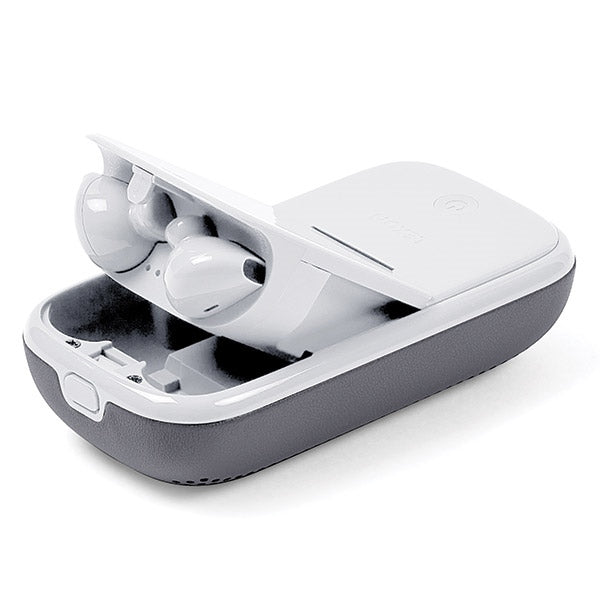 Безжични слушалки Lexon Speakerbuds със Bluetooth говорител, сивихелкни