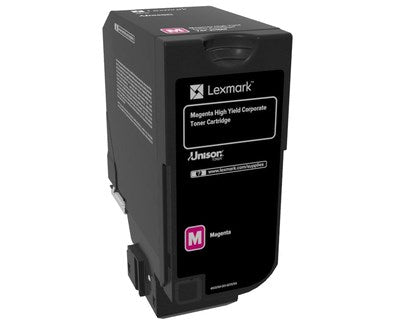 Oригинален тонер Lexmark 74C2HME Пурпурен цвят (1 броя)