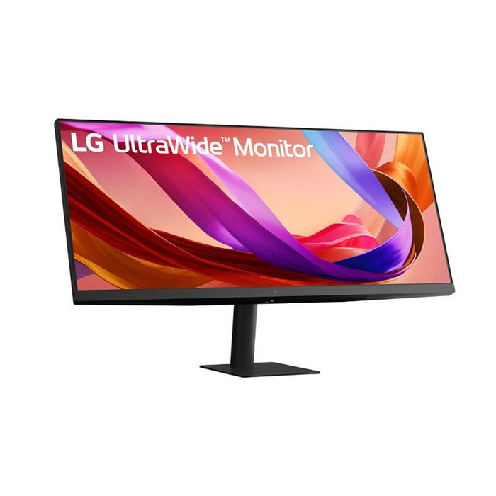 LG 34U511A-B, 34" UltraWide 21:9, IPS, 100 Hz, 5ms, 1000:1, 400cd/m2, WFHD 2560x 1080, sRGB 99%, HDR 400, HDMI, DP, Режим на четене, Dynamic Action Sync, LG Switch, Tilt, LG Switch, Черен