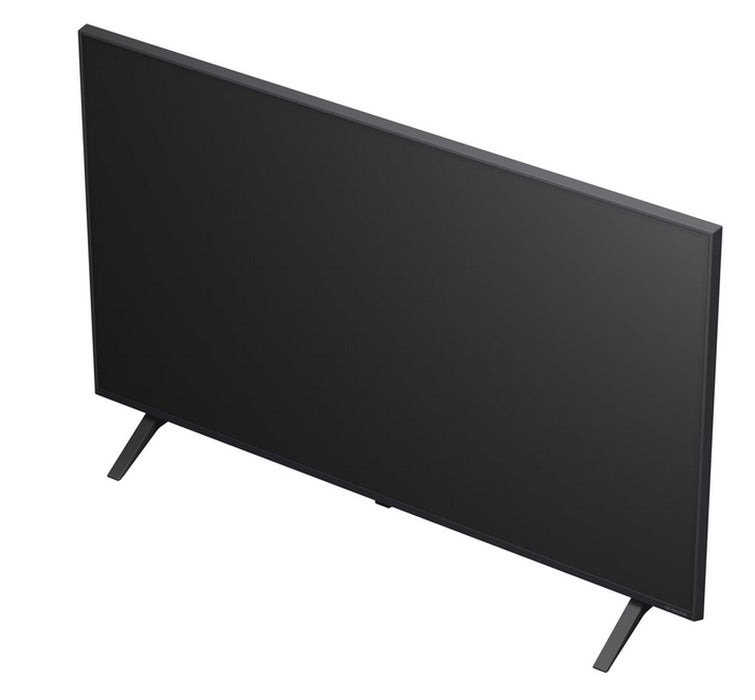 LG 43NANO80A3B, 43" 4K HDR Smart Nano Cell TV, 3840x2160, DVB-T2/C/S2, AI Alpha 7, HDR 10 PRO, webOS 25, ThinQ AI, VRR, ALLM, HGiG, WiFi, Clear Voice, AI Upscaling, Bluetooth, Hdmi e-ARC, CI, LAN, AirPlay2, Chromecast, 2-полюсна стойка, черен
