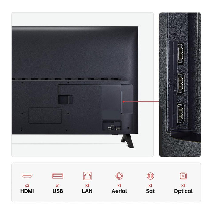 Телевизор LG 43QNED70A6A, 43"(108 см), 4K Ultra HD QNED, SMART TV, WEBOS (2025)