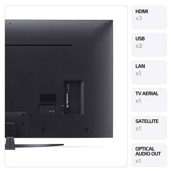 Телевизор LG 50UT81003LA, 50", 4K Ultra HD, Smart TV, webOS 24, AI UT81