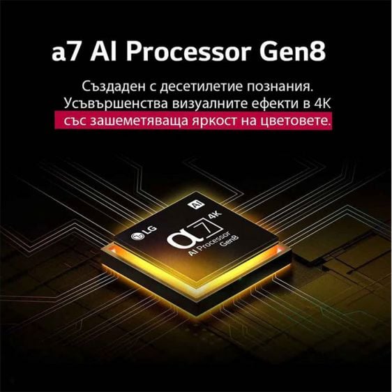 Телевизор LG 55QNED84A3C, 55"(139 см), 4K Ultra HD, AI QNED84, Smart TV, 2025