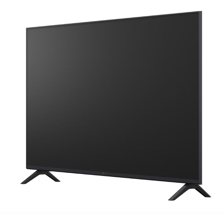 LG 55UA74003LB, 55" 4K UltraHD TV 4K (3840x2160), DVB-T2/C/S2, webOS 25 Smart, ThinQ AI, Alpha 7 AI процесор, WiFi, HDR10 pro, HLG, ALLM/HGiG, 4K Upscaling, AI Sound pro, Multiple View, HDMI eARC, LAN, USB, Bluetooth, Google Cast, 2-полюсна стойка, сребри