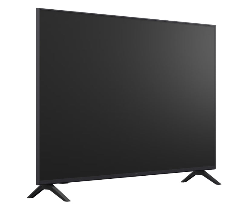 LG 55UA74003LB, 55" 4K UltraHD TV 4K (3840x2160), DVB-T2/C/S2, webOS 25 Smart, ThinQ AI, Alpha 7 AI процесор, WiFi, HDR10 pro, HLG, ALLM/HGiG, 4K Upscaling, AI Sound pro, Multiple View, HDMI eARC, LAN, USB, Bluetooth, Google Cast, 2-полюсна стойка, сребри