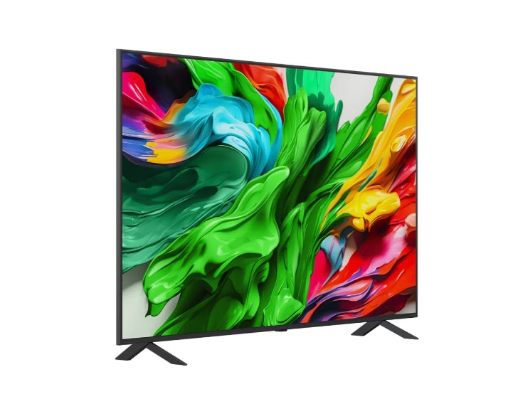 LG 65QNED85A3C, 65" 4K QNED HDR Smart TV, 3840x2160, 120Hz Native (VRR 144Hz), DVB-T2/C/S2, Alpha 8 AI, HDR 10 PRO, webOS 25 ThinQ, 4K Upscaling, WiFi 6, Dolby Vision, FreeSync, Google Cast, Bluetooth 5.3, AirPlay 2, LAN, CI, HDMI, SPDIF, 2-полюсна стойка