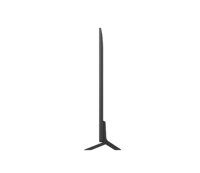LG 65QNED85A3C, 65" 4K QNED HDR Smart TV, 3840x2160, 120Hz Native (VRR 144Hz), DVB-T2/C/S2, Alpha 8 AI, HDR 10 PRO, webOS 25 ThinQ, 4K Upscaling, WiFi 6, Dolby Vision, FreeSync, Google Cast, Bluetooth 5.3, AirPlay 2, LAN, CI, HDMI, SPDIF, 2-полюсна стойка