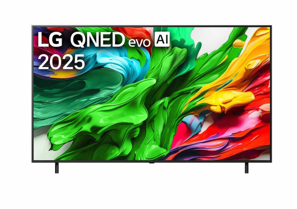 LG 86QNED85A3C, 86" 4K QNED HDR Smart TV, 3840x2160, 120Hz Native (VRR 144Hz), DVB-T2/C/S2, ?8 AI, HDR 10 PRO, webOS 25 ThinQ, 4K Upscaling, WiFi 6, Dolby Vision, FreeSync, Google Cast, Bluetooth 5.3, AirPlay 2, LAN, CI, HDMI, SPDIF, 2-полюсна стойка