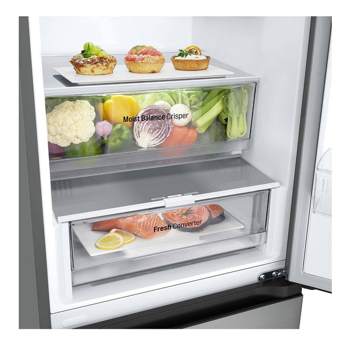 LG GBV3100EPY хладилник с фризер Свободностоящ 344 LE Сребрист
