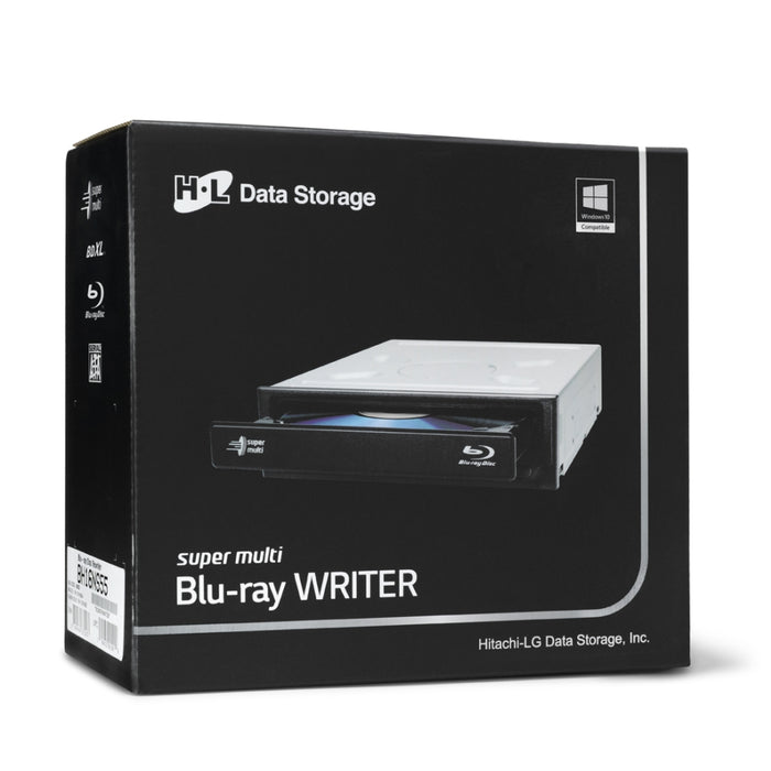 Hitachi-LG BH16NS55 Internal Super Multi Blu-Ray Rewriter, SATA, M-Disk Support, Bulk, Black