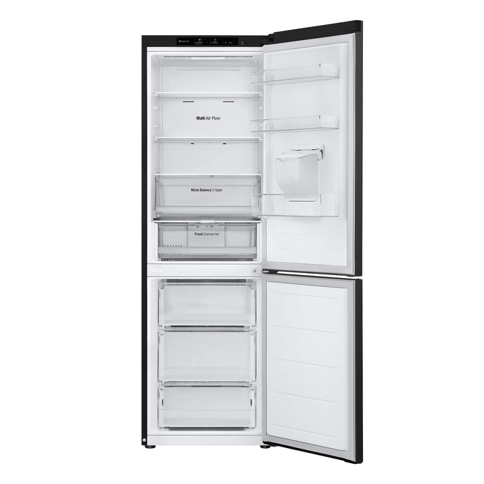 Хладилник с фризер LG GBF3102EEV*** , 343 l, E , No Frost , Черен инокс
