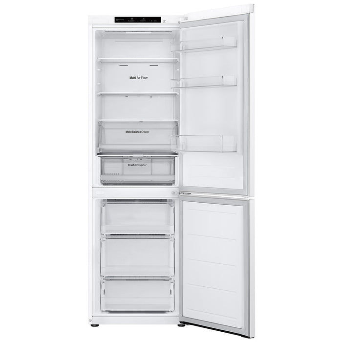 Хладилник с фризер LG GBV3100DSW*** , 344 l, D , No Frost , Бял
