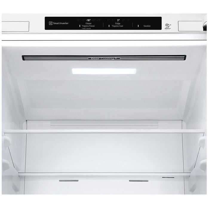 Хладилник с фризер LG GBV3100DSW*** , 344 l, D , No Frost , Бял