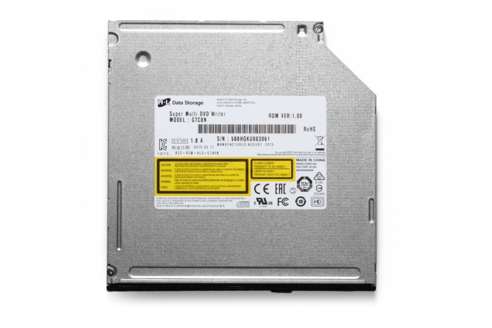 Hitachi-LG GTC0N тънък вътрешен 12,7 mm DVD-RW, Super Multi, Double Layer, M-Disk Support, Черен