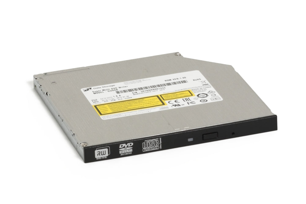 Hitachi-LG GUD0N тънък вътрешен 9,5 mm DVD-RW, Super Multi, Double Layer, M-Disk Support, Черен