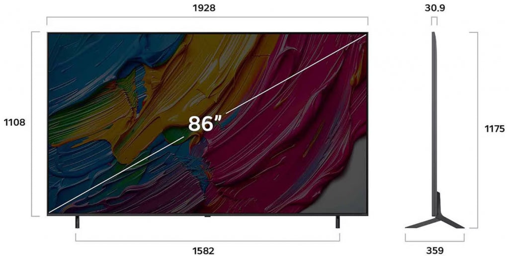 Телевизор LG LED 86QNED80A3A