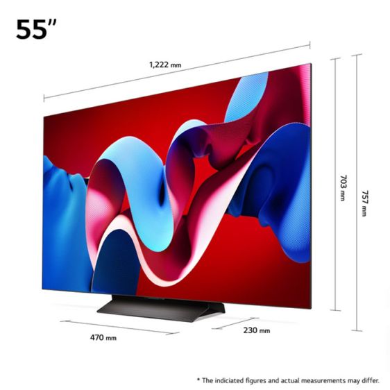 Телевизор LG OLED55C42LA, 55"(139 см), OLED evo, 4K Ultra HD, Smart TV, 2024