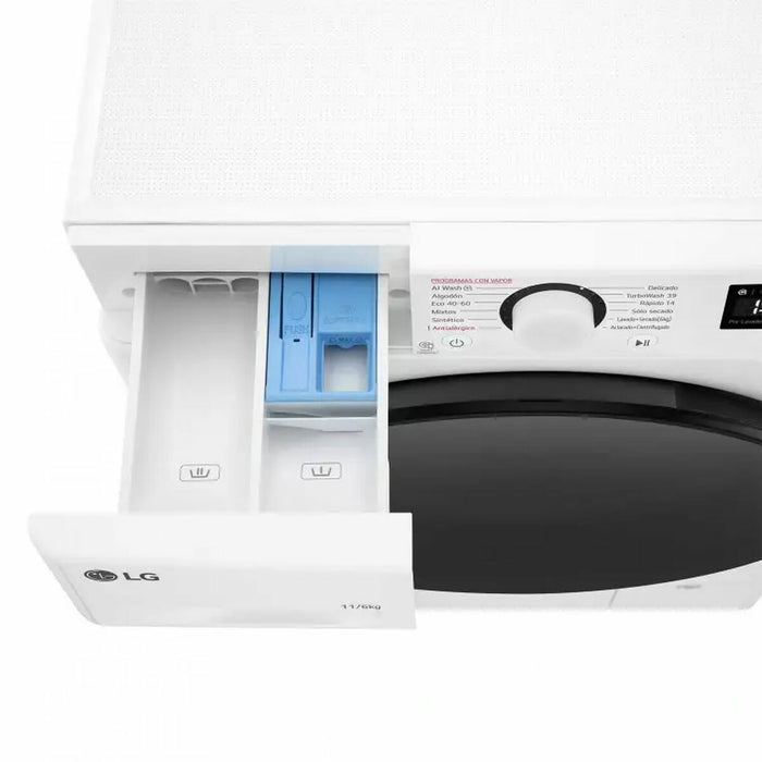 Умен Пералня-Сушилня LG F4DR6011AGW 11 kg/6 kg 1400 rpm