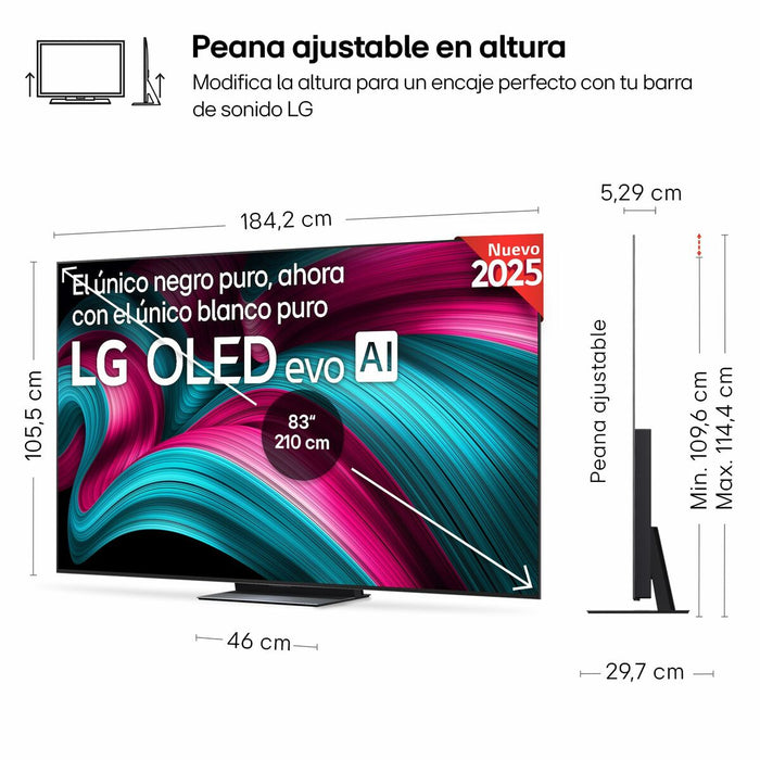 Смарт телевизор LG OLED83C54LA 4K Ultra HD (4K Ultra HD) 83" (83") HDR OLED (HDR) (OLED)